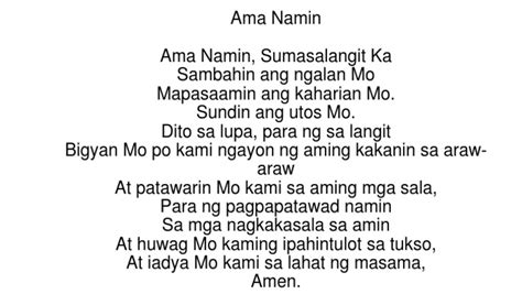 AMA NAMIN (Tagalog).